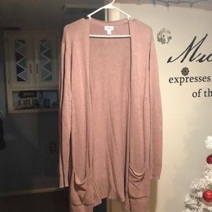 Pink old navy cardigan!